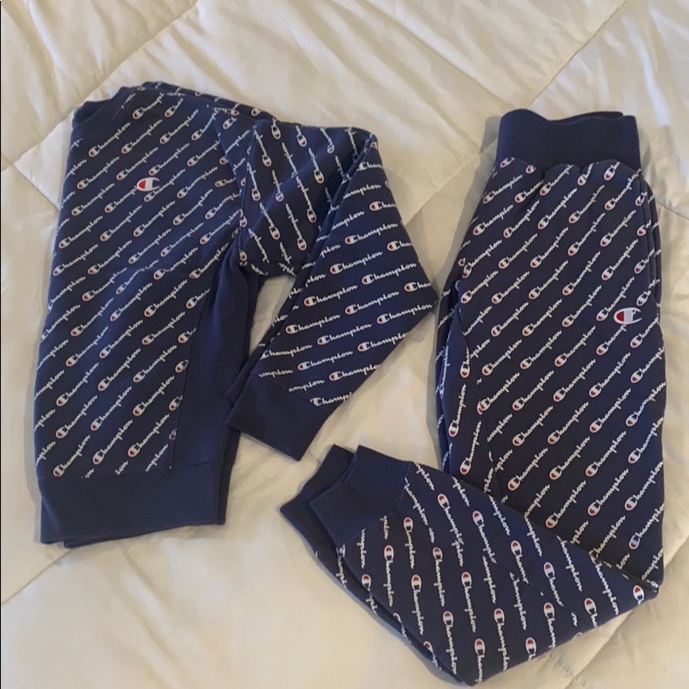 Champion Logo Reverse Weave Set - M Top/S Bottom